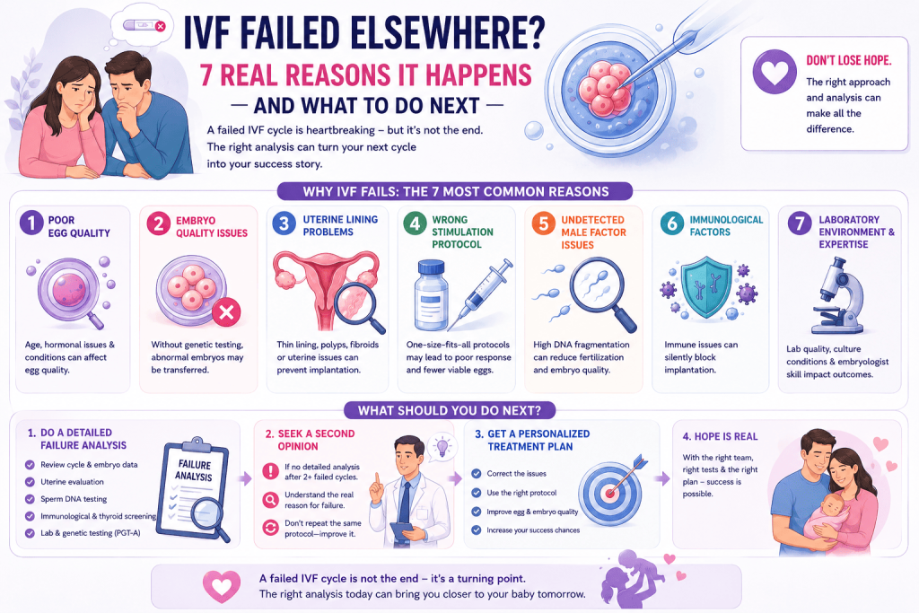 7 reasons of Failed IVF